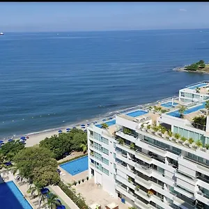 Vista Al Mar Y La Sierra En Playa Dormida Dos , Santa Marta (Magdalena) Colombia